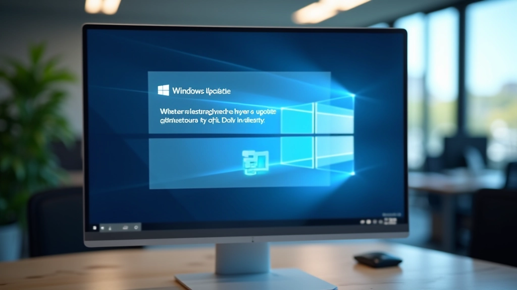 Schermata di Windows Update mostrando il messaggio di riavvio imminente con timer di spegnimento